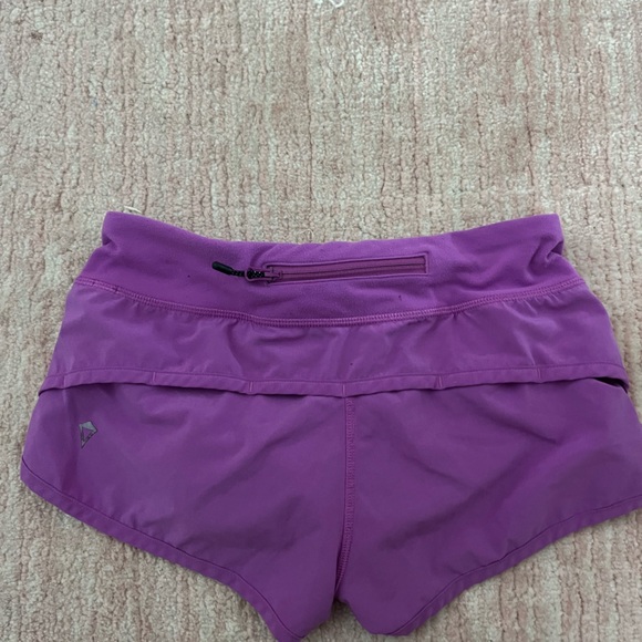 Ivivva size 10 kids purple shorts - Picture 3 of 4